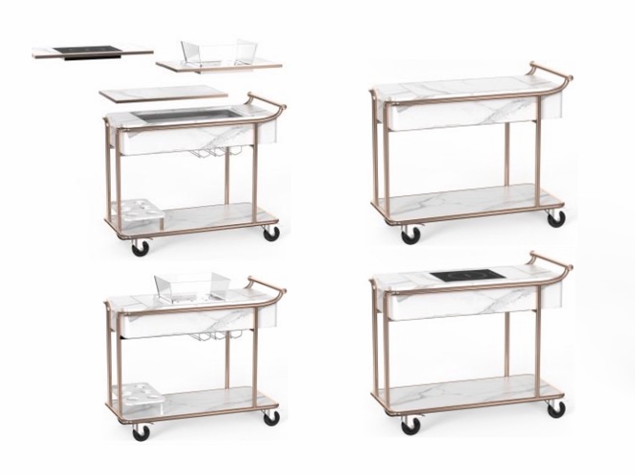 Beverage Service Trolley2